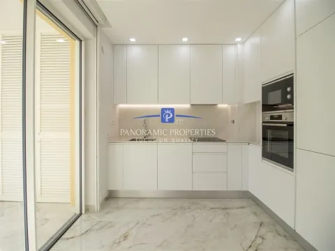 A luxury and modern styled two bedroom apartment.