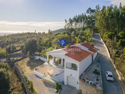 Exclusive ! Exquisite Countryside Villa with Panoramic Coastal Views in Monchique