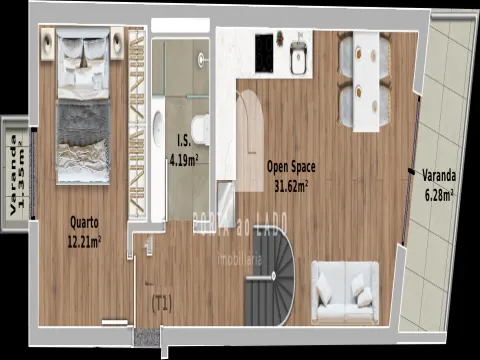 1 Bedroom Duplex Apartment in Santa Marinha - Ernesto 65 Development