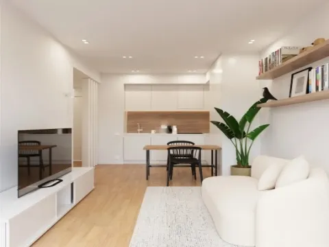 Apartamento T2 com varanda e lugar de garagem, junto ao Polo Universitário