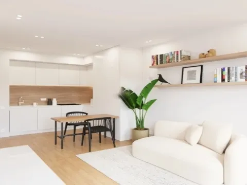 Apartamento T2 com varanda e lugar de garagem, junto ao Polo Universitário