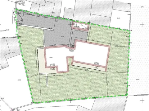 Lote de terreno com 951 m² -  Projeto aprovado para moradia térrea de 4 Frentes, Gulpilhares