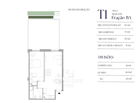 Appartement 1 Chambre(s)