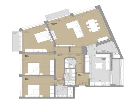 Wohnung 3 Schlafzimmer