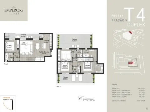 Apartamento T4 DUPLEX