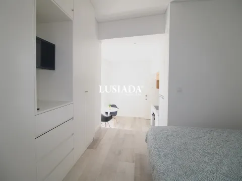 Apartamento T0 na zona da Baixa