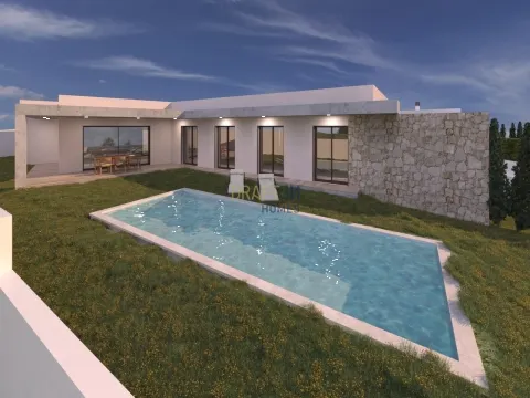 Vivienda T3 de una sola planta con arquitectura moderna en Pataias | Alcobaça