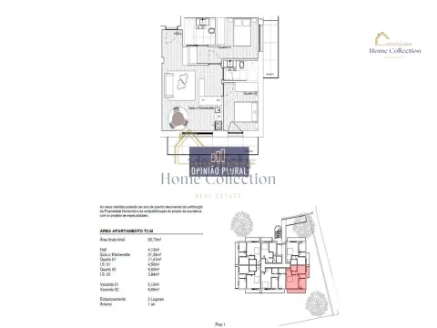 Wohnung 1 Schlafzimmer