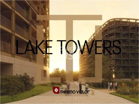 T2+1 Novo, com Terraço, no Empreendimento Lake Towers, na Arca D´Água, no Porto!