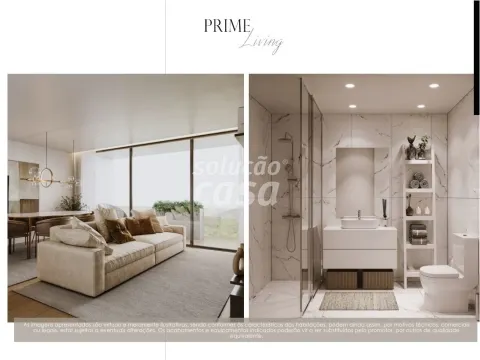 T2 novo no Empreendimento PRIME LIVING, Águas Santas, Maia, com Garagem e Terraço!