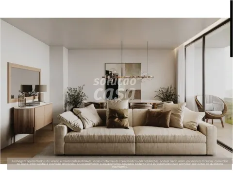 T2+1 novo no Empreendimento PRIME LIVING, Águas Santas, Maia, com Garagem e Terraço!