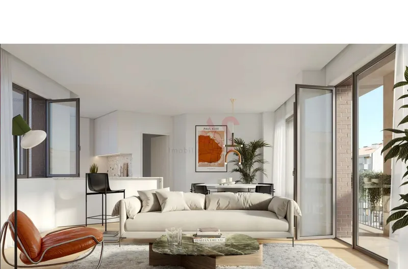 Apartamento T2 no Empreendimento Ferreira de Castro Flats em Bonfim, Porto