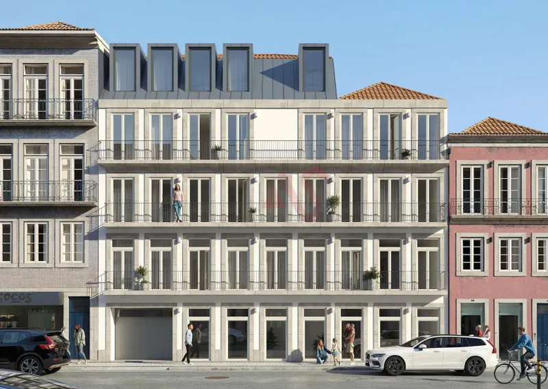 2+1 bedroom apartment under construction in Cedofeita, Porto