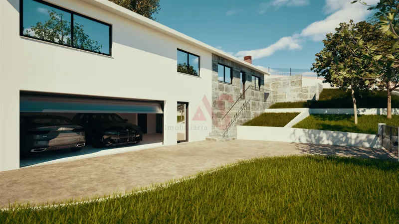 OPPORTUNITÀ UNICA: villa con 3 camere da letto con progetto approvato a Infantas, Guimarães!