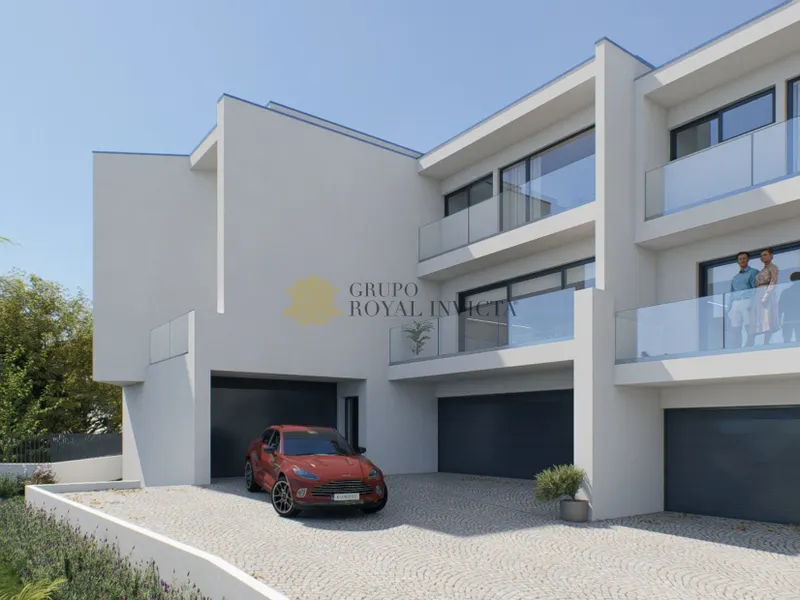 New 3-bedroom houses with 3 facades in a gated community with swimming pool.