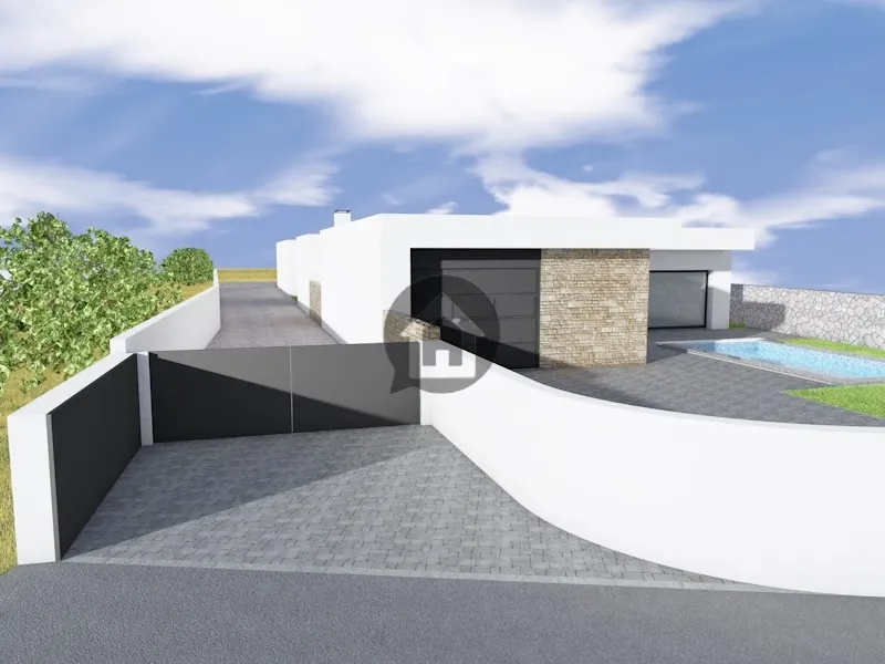 Gelijkvloerse villa op het platteland en dicht bij de stad aan de Silverkust